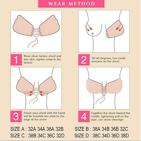 Strapless Lace Up Bra • D cup - Picture 2 of 5